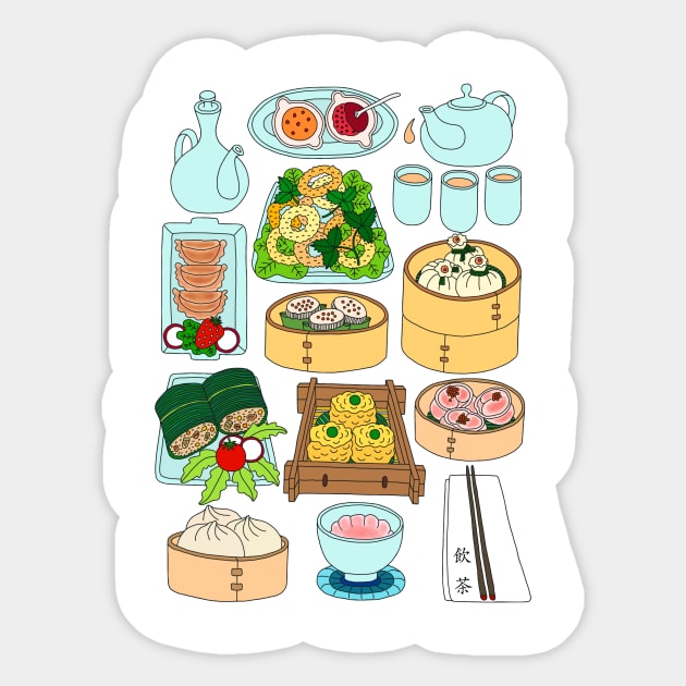 Sunday Dim Sum Sticker by lamaisondulapino